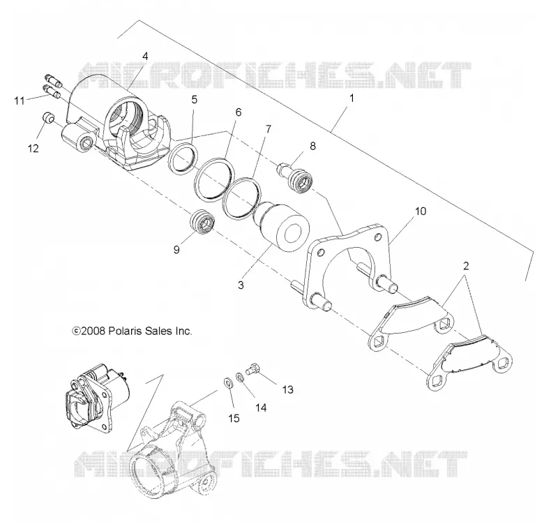 FRENO POSTERIORE CALIPER