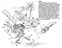 MONTAGGIO DEL MOTORE XPLORER 400L W969140 (4935983598A010)
