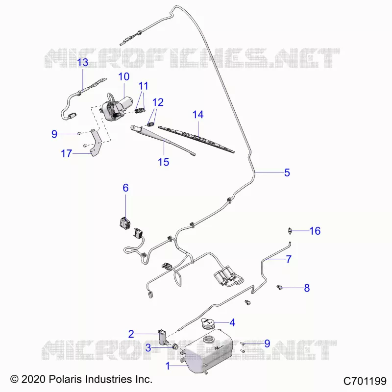 BODY, WATER BOTTLE PUMP ASM AND WIPER KIT
