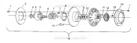 FRIZIONE DRIVEN 500 0972764,  EUROPEAN 500 E972764, 500 SKS 0972564,  EUROPEA (4938393839C009)