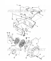 VENTILATORE Housing   AUTOAVVOLGENTE SPORT 0980443 and SPORT TOURING 0980243 (4942054205C013)