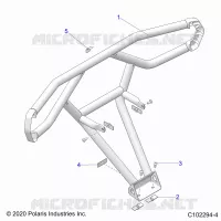 CARROZZERIA POSTERIORE BUMPER, TRAIL