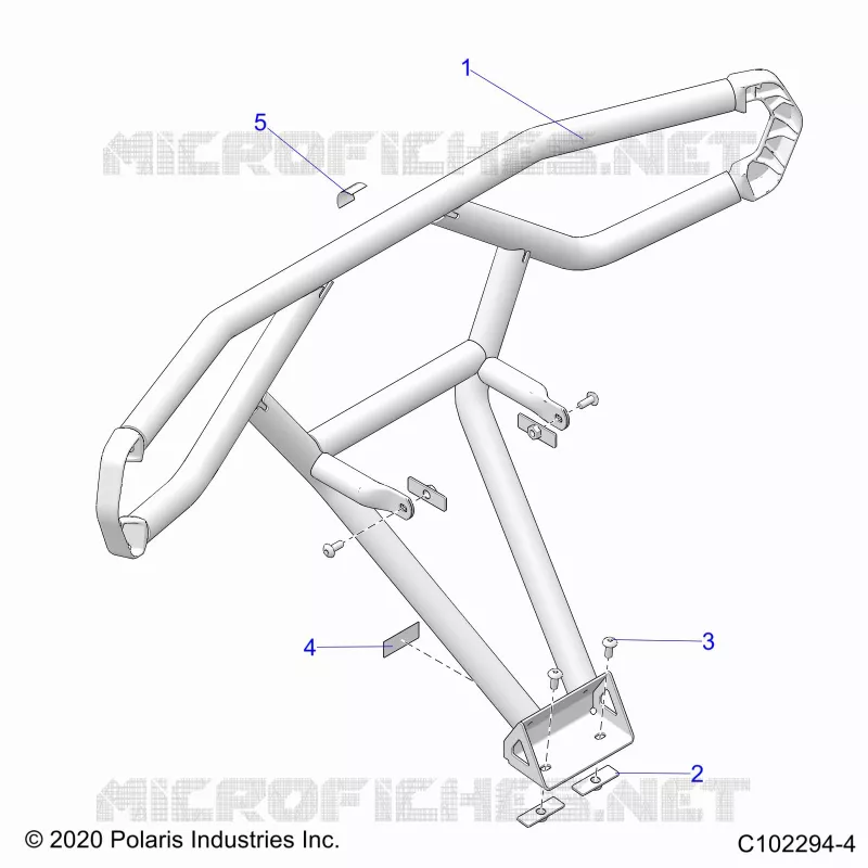 CARROZZERIA POSTERIORE BUMPER, TRAIL