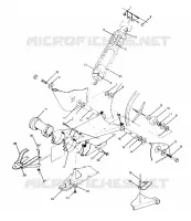 SWING ARM WELDMENT/AMMORTIZZATORE POSTERIORE ASM. TRAIL BOSS