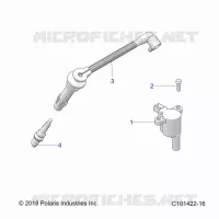ELETTRICO, IGNITION COIL, WIRE AND SPARK PLUG