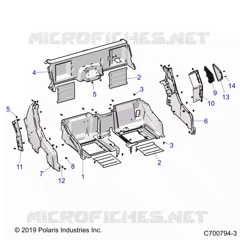 CARROZZERIA POSTERIORE CLOSEOFF AND FENDERS