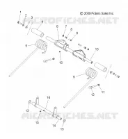 SUSPENSION, POSTERIORE COPPIA ARM and PIVOT ARM