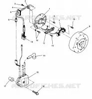 MAGNETO ASSEMBLY WIDETRAK LX 0942064 (49250425040037)