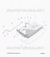 SISTEMA DI ALIMENTAZIONE CARBURANTE, FUEL TANK ASM.