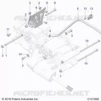 TRASMISSIONE, MAIN GEARCASE MOUNTING