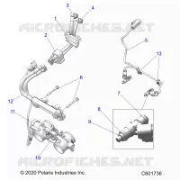 SISTEMA DI ALIMENTAZIONE CARBURANTE, RAIL, LINES AND THROTTLE BODY