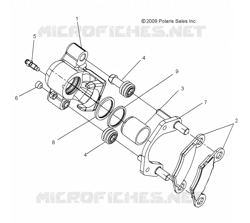 FRENO POSTERIORE CALIPER