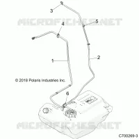 BODY, CARBURANTE LINES, STD.