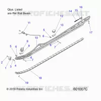 SUSPENSION, 163" RAIL BEAM MOUNTING