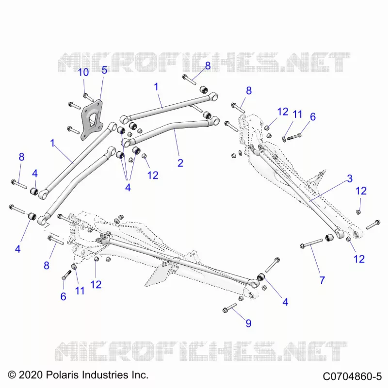 SOSPENSIONE POSTERIORE TRAILING ARMS MOUNTING