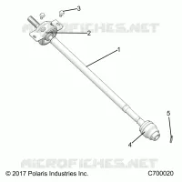DRIVE TRAIN, FRONT PROP ALBERO