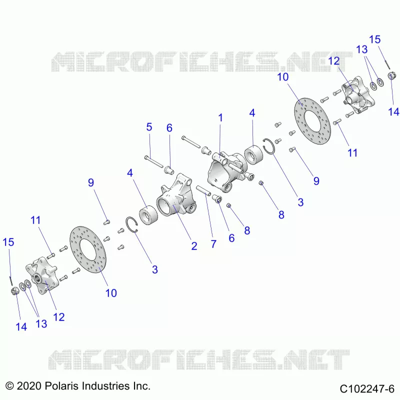 SOSPENSIONEDLE HUBS, CARRIER AND BRAKE DISC