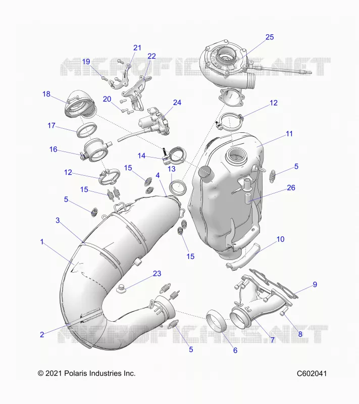 ENGINE, IMPIANTO DI SCARICO AND TURBO ASM.