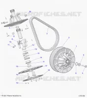TRASMISSIONE, SECONDARY CLUTCH
