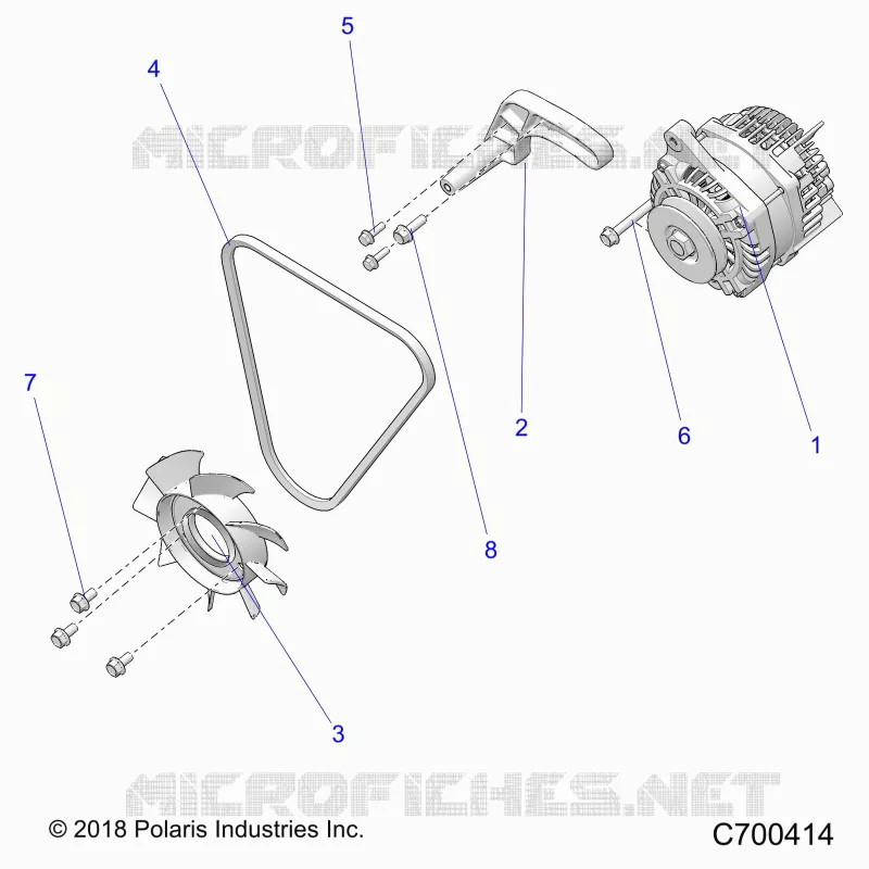 ENGINE, ENGINE, ALTERNATORE, FAN AND BELT- R19RRED4F1/N1/J1/SD4C1 (C700414)