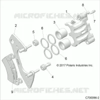 FRENO ANTERIORE CALIPER