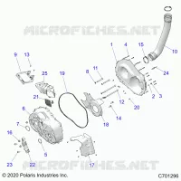 TRASMISSIONE, CLUTCH COVER AND DUCTING