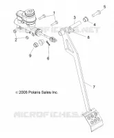 FRENOS, PEDAL and CILINDRO PRINCIPALE MOUNTING