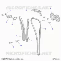 CAM CATENA AND TENSIONER