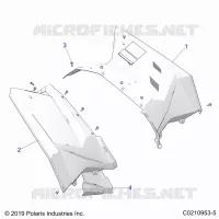 CARROZZERIA POSTERIORE CAB AND HEAT SHIELDS