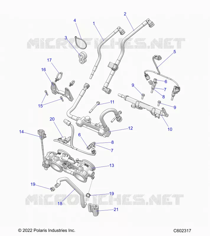 SISTEMA DI ALIMENTAZIONE CARBURANTE, RAIL, LINES AND THROTTLE BODY