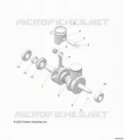 ENGINE, PISTON AND ALBERO MOTORE