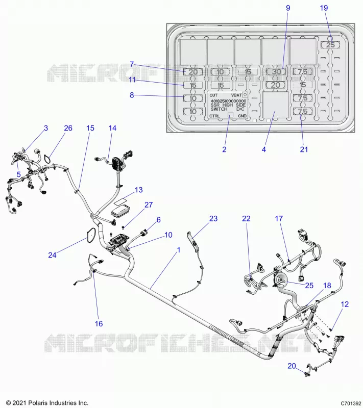 ELETTRICO, WIRE HARNESS