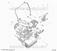 TRASMISSIONE, MAIN GEARCASE MOUNTING