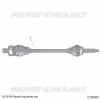 TRASMISSIONE, REAR HALF SHAFT