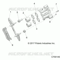 BRAKES, PINZA POSTERIORE