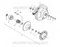 FRIZIONE DRIVEN ASSEMBLY 6x6 400L, SWEDISH S948740 and  NORWEGIAN N948740 (4926812681032A)