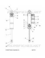 SUSPENSION, AMMORTIZZATORE POSTERIORE TRACK