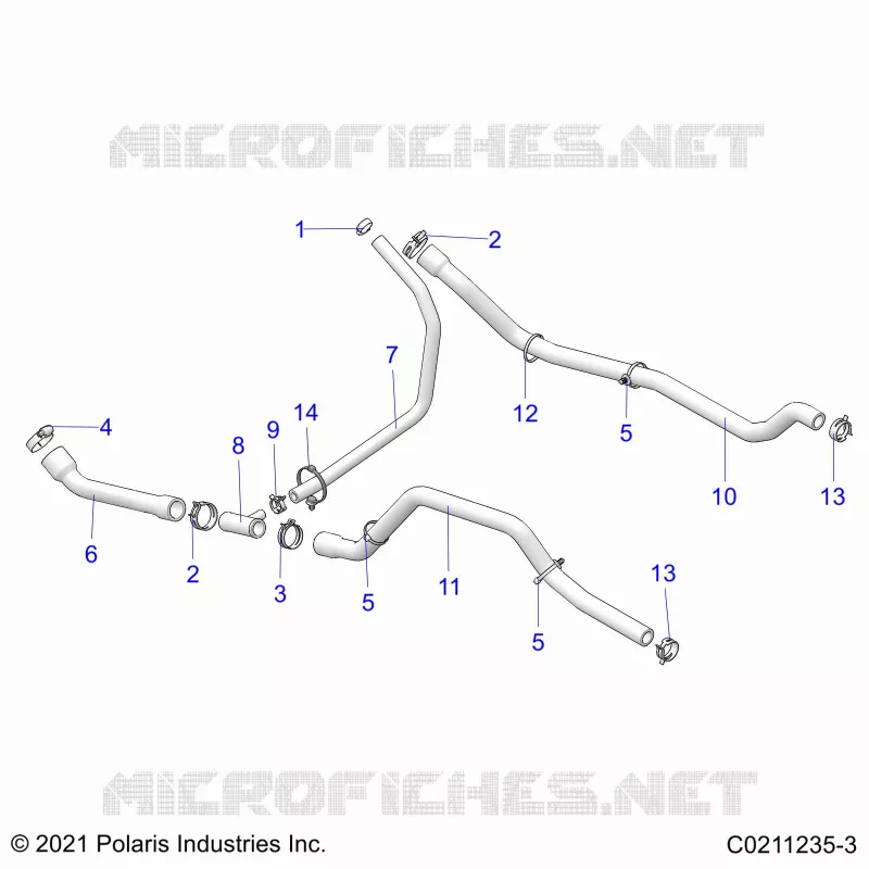 ENGINE, SISTEMA DI RAFFREDDAMENTO, HOSES