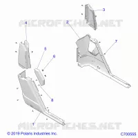 CARROZZERIA POSTERIORE FENDERS