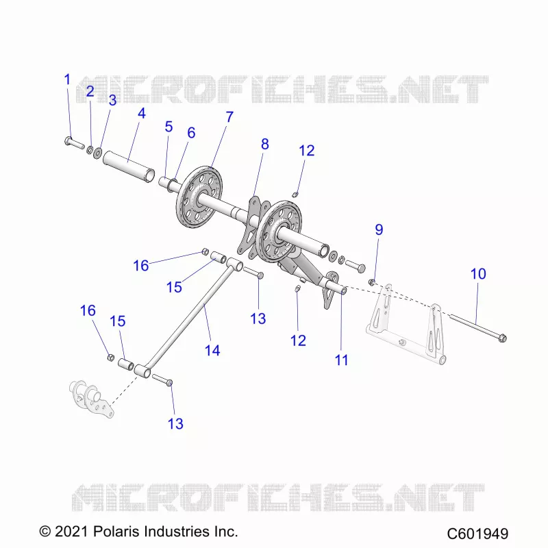 SUSPENSION, POSTERIORE COPPIA ARM