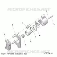 BRAKES, PINZA POSTERIORE