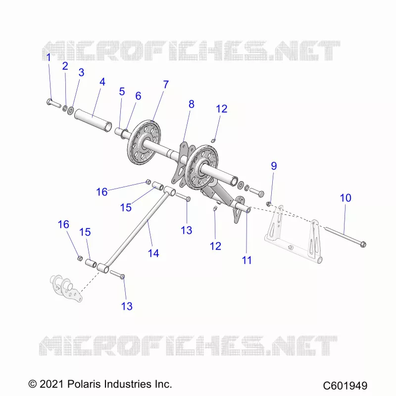 SUSPENSION, POSTERIORE COPPIA ARM
