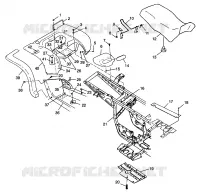 POSTERIORE CAB   SEDILE XPLORER 300 W98CC28C (4945264526A005)