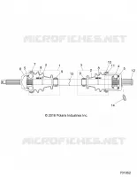 DRIVE TRAIN, TRANSMISSIONE ANTERIORE SHAFT