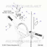 MOTORE, THROTTLE CONTROL ASM.