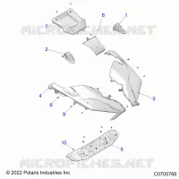 CAPPUCCIO AND FRONT FENDERS