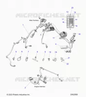 ELETTRICO, WIRE HARNESS,CHASSIS/FUSE BLOCK, ENGINE