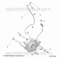 TRASMISSIONE, FRONT GEARCASE MOUNTING