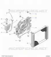 ENGINE, SISTEMA DI RAFFREDDAMENTO, RADIATOR, FAN &amp; OVERFLOW BOTTLE