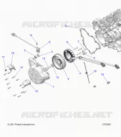 ENGINE, STATOR AND FLYRUOTA